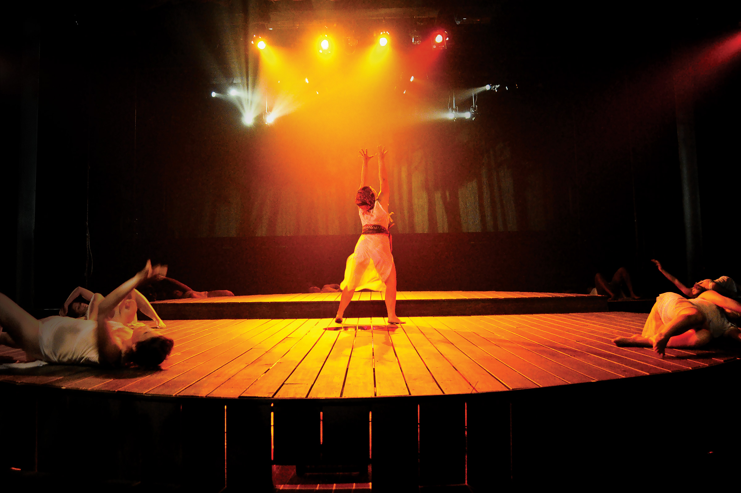 Dancer on stage